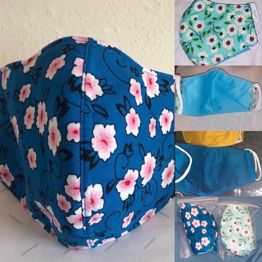 floral Facemask  M/L adult